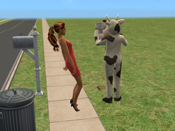 Боже корова!!! А я в красном платье!