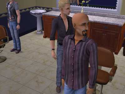 Лысик!!! А какая роскошная шевелюра была...