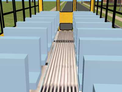 В школьном атобусе.